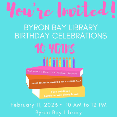Byron Library 10th Birthday celebrations